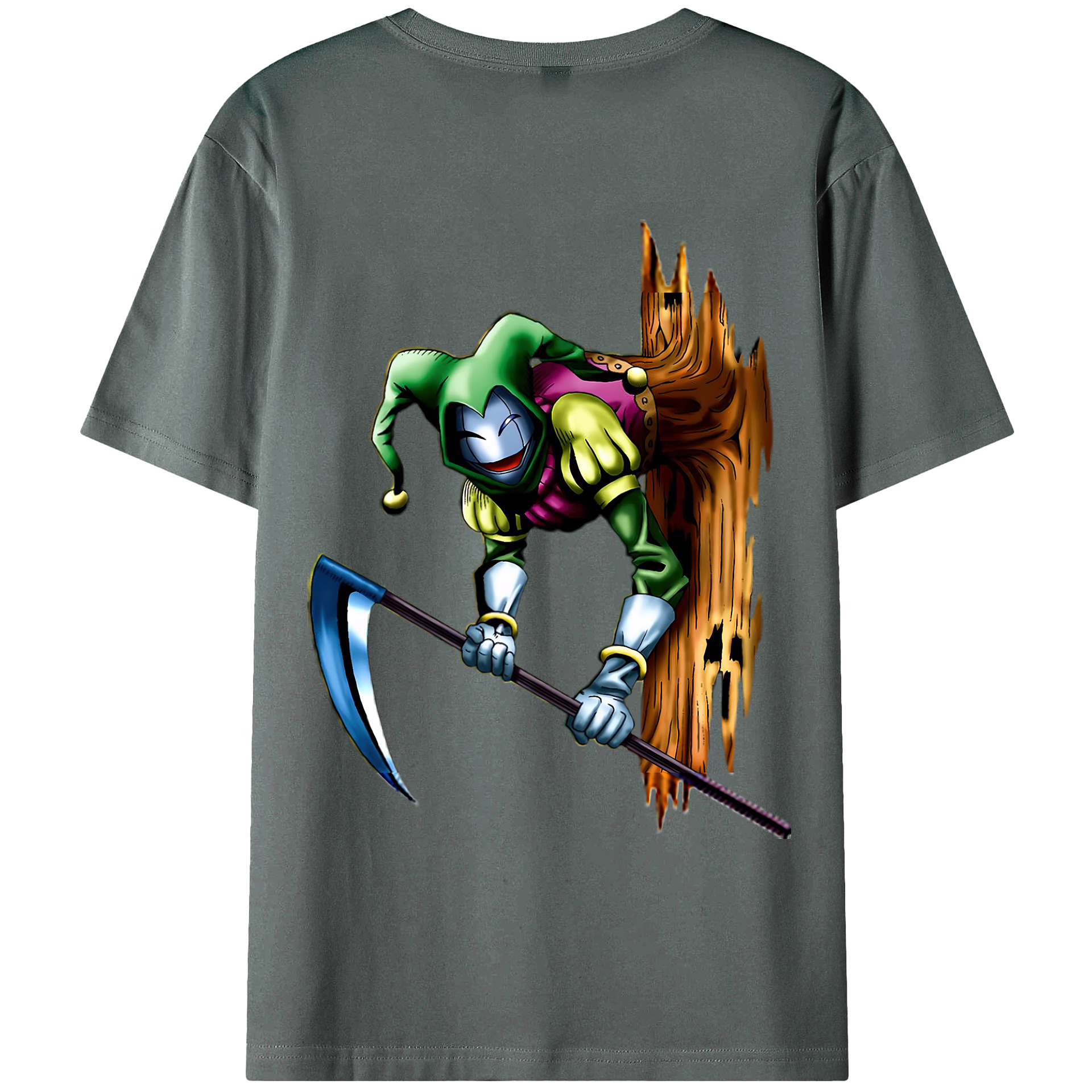 （画像用） 遊☆戯☆王 Yu-Gi-Oh! 綿100％ メンズ半袖Tシャツ（バックプリント） 通気性